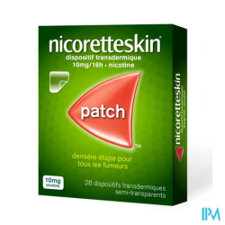 NICORETTESKIN 10MG/16H D/TRANSD 28