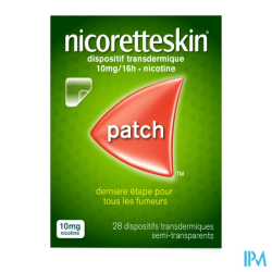 NICORETTESKIN 10MG/16H D/TRANSD 28