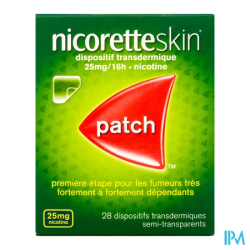 NICORETTESKIN 25MG/16H D/TRANSD 28