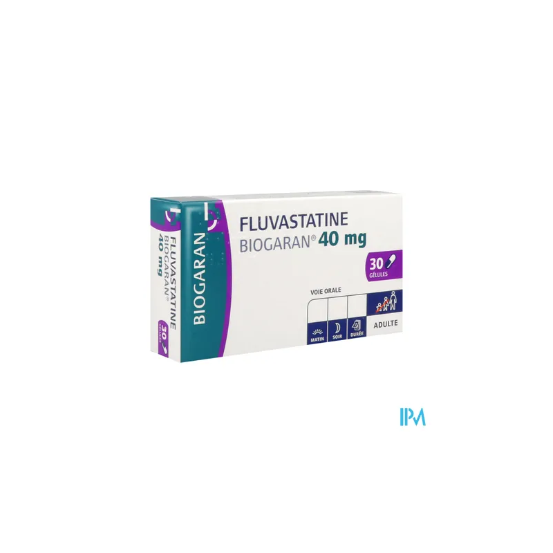 FLUVASTATINE 40MG BGR GELULE 30