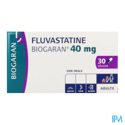 FLUVASTATINE 40MG BGR GELULE 30