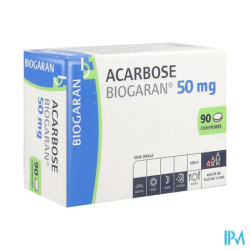 ACARBOSE 50MG BIOGARAN CPR 90