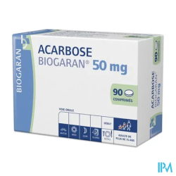 ACARBOSE 50MG BIOGARAN CPR 90