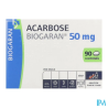 ACARBOSE 50MG BIOGARAN CPR 90