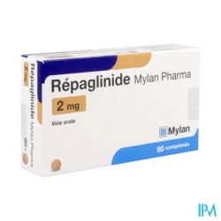 REPAGLINIDE 2MG VIATRIS CPR 90
