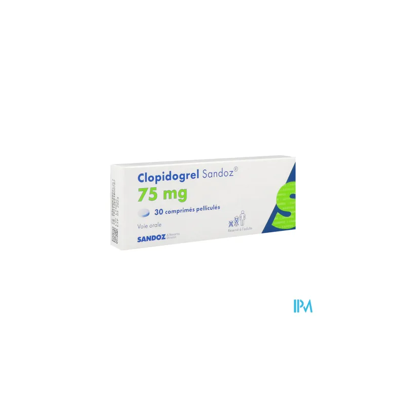 CLOPIDOGREL 75MG SANDOZ CPR 30
