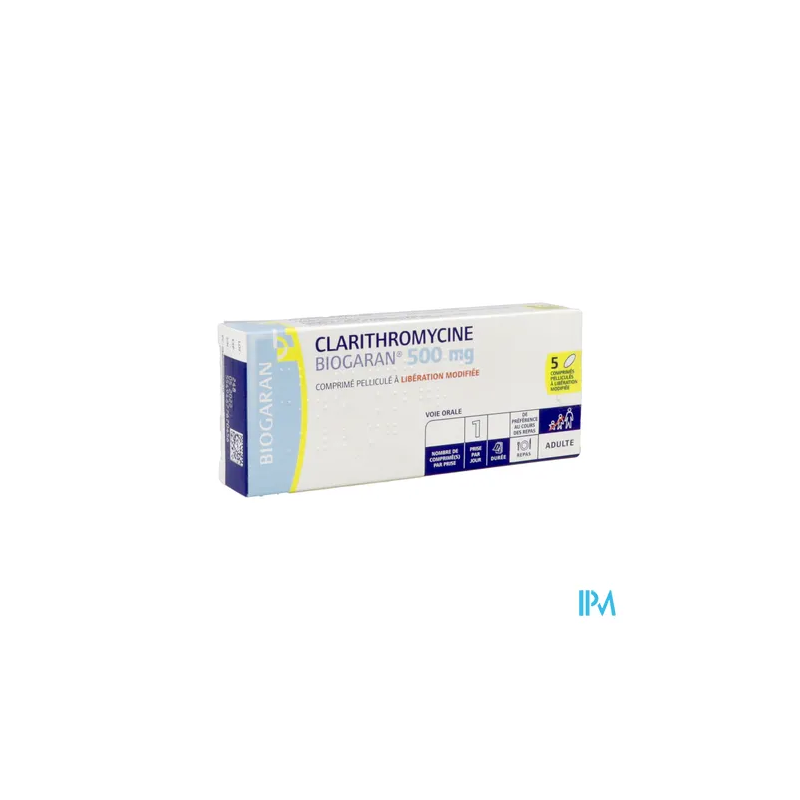 CLARITHROMYCINE 500MG BGR CPR LM5
