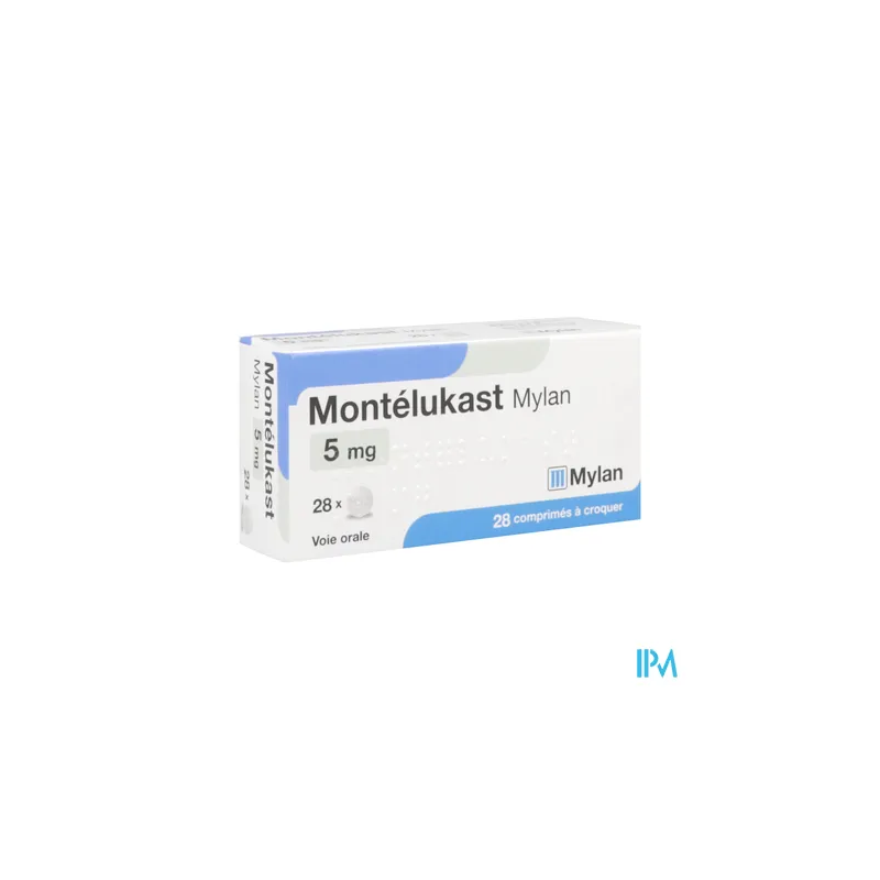 MONTELUKAST 5MG VTS CPR CROQ 28X1