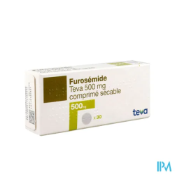 FUROSEMIDE 500MG TEVA CPR SEC 30.