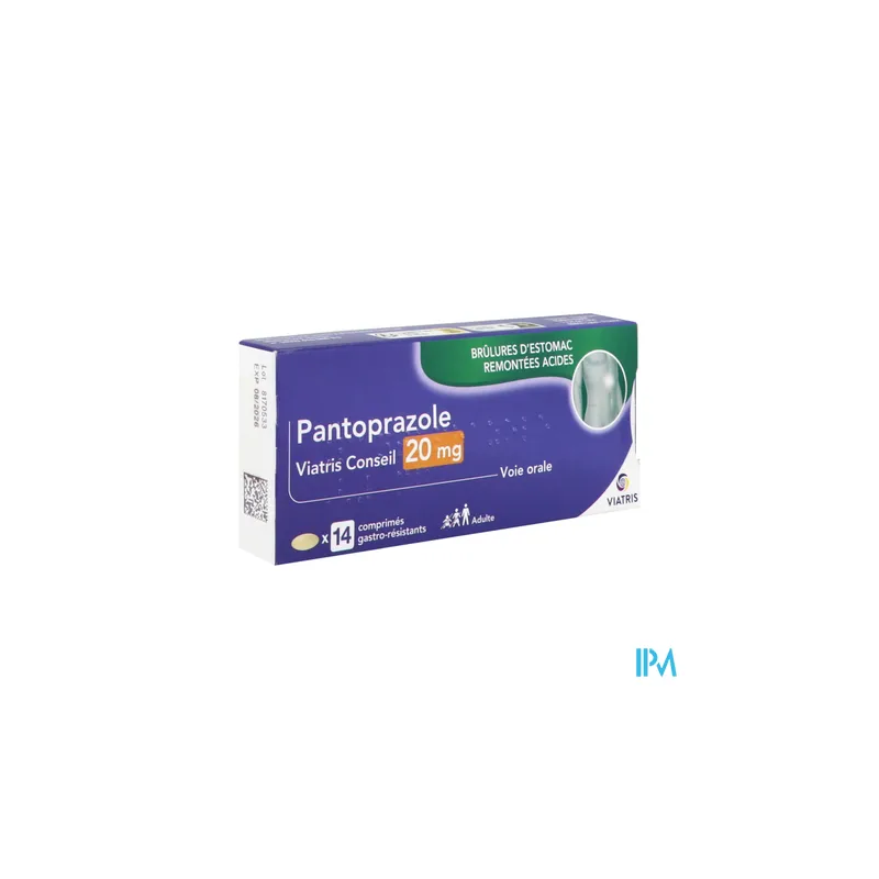 PANTOPRAZOLE 20MG VTS CONS CPR 14