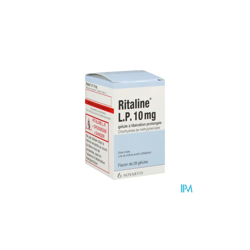 RITALINE LP 10MG GELULE 28