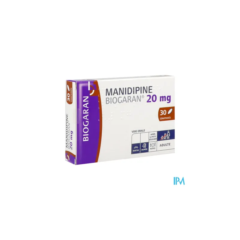 MANIDIPINE 20MG BIOGARAN CPR 30