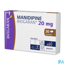 MANIDIPINE 20MG BIOGARAN CPR 30