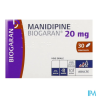 MANIDIPINE 20MG BIOGARAN CPR 30