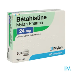 BETAHISTINE 24MG VIATRIS CPR 60