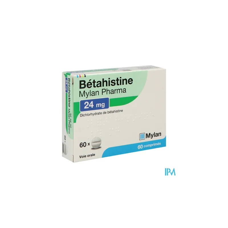 BETAHISTINE 24MG VIATRIS CPR 60