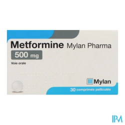 METFORMINE 500MG VTS CPR 30