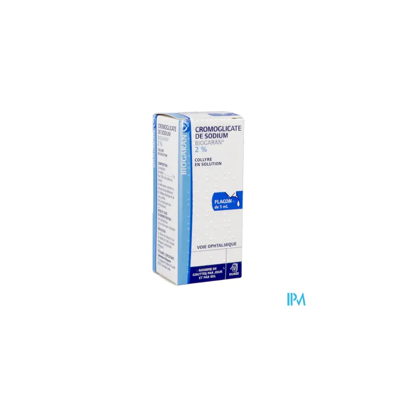 CROMOGLICATE 2% BIOGARAN COL 5ML