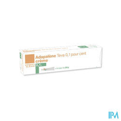 ADAPALENE 0,1% TEVA CREME TUB 30G