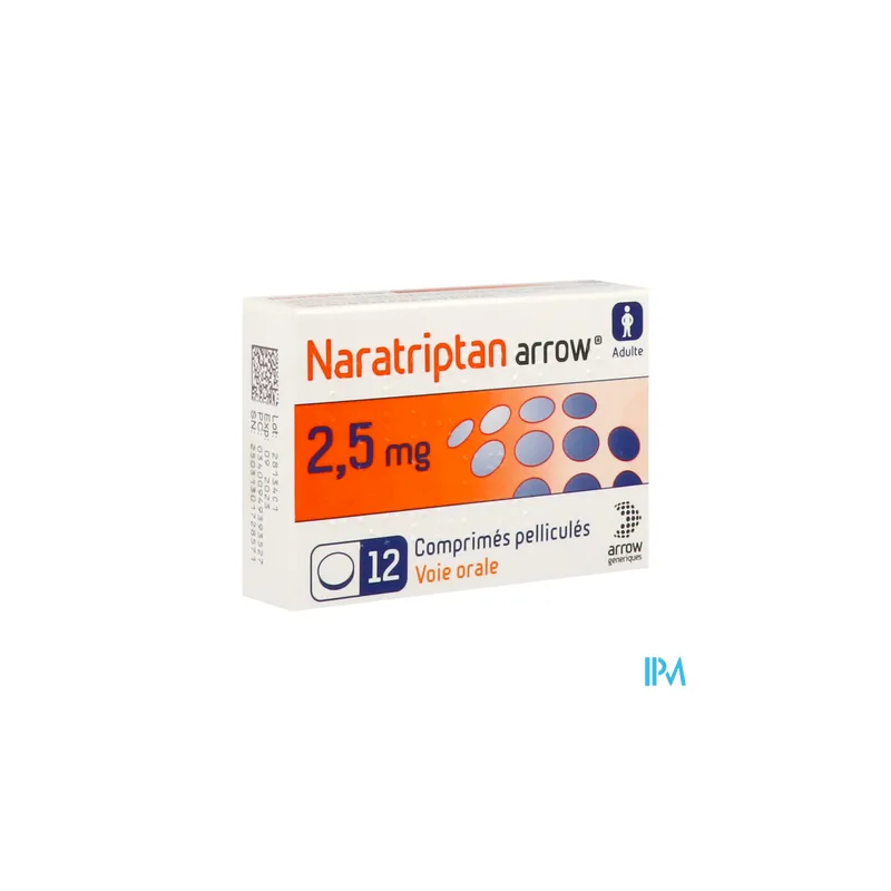 NARATRIPTAN 2,5MG ARROW CPR 12