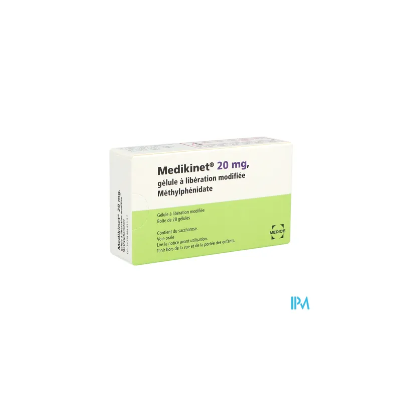 MEDIKINET LM 20MG GELULE 28