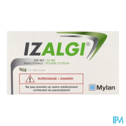 IZALGI 500MG/25MG GELULE 16