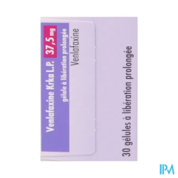 VENLAFAXINE LP 37,5MG KRKA GEL 30