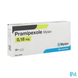 PRAMIPEXOLE 0,18MG VTS CPR S 30
