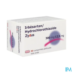 IRBESARTAN/HYD 300/12,5MG ZYD CP90
