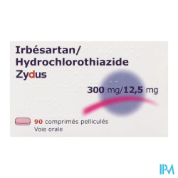 IRBESARTAN/HYD 300/12,5MG ZYD CP90