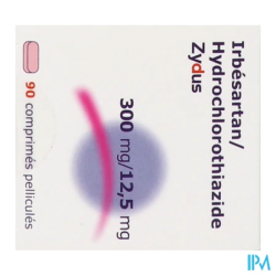 IRBESARTAN/HYD 300/12,5MG ZYD CP90
