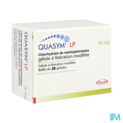 QUASYM LP 10MG GELULE LM 28