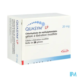 QUASYM LP 20MG GELULE LM 28