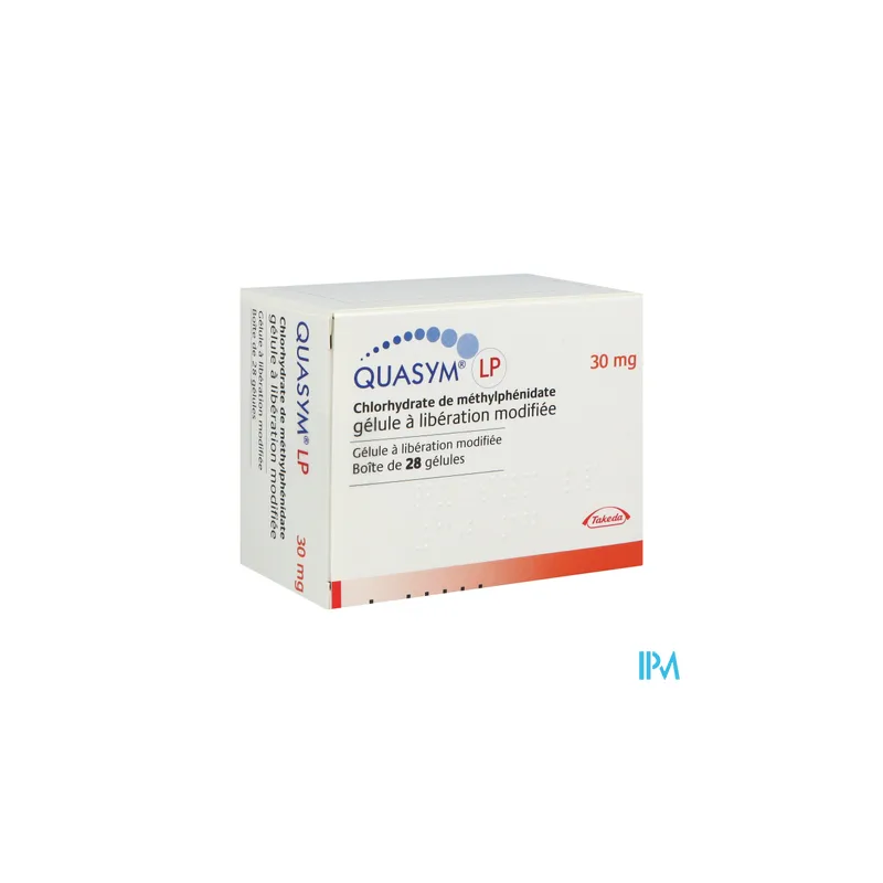 QUASYM LP 30MG GELULE LM 28