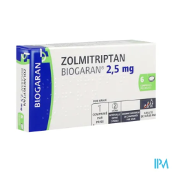 ZOLMITRIPTAN 2,5MG BIOG CPR 6