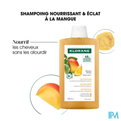 Klorane sh beurre mangue 400ml - La Grande Pharmacie
