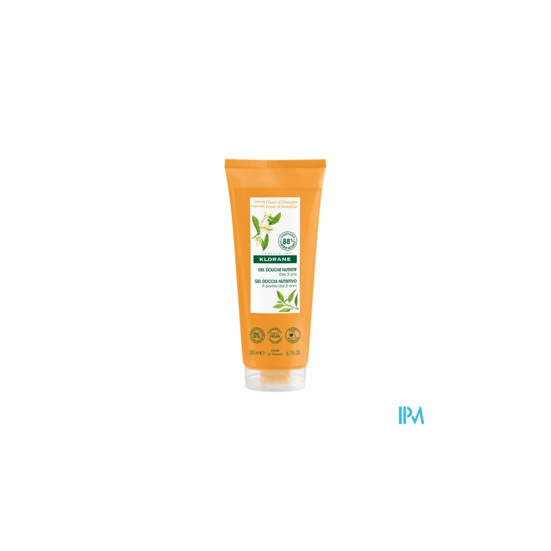 Klorane gel dch miel oranger 200ml - La Grande Pharmacie