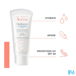 Avene hydrance uv riche cr 40ml - La Grande Pharmacie