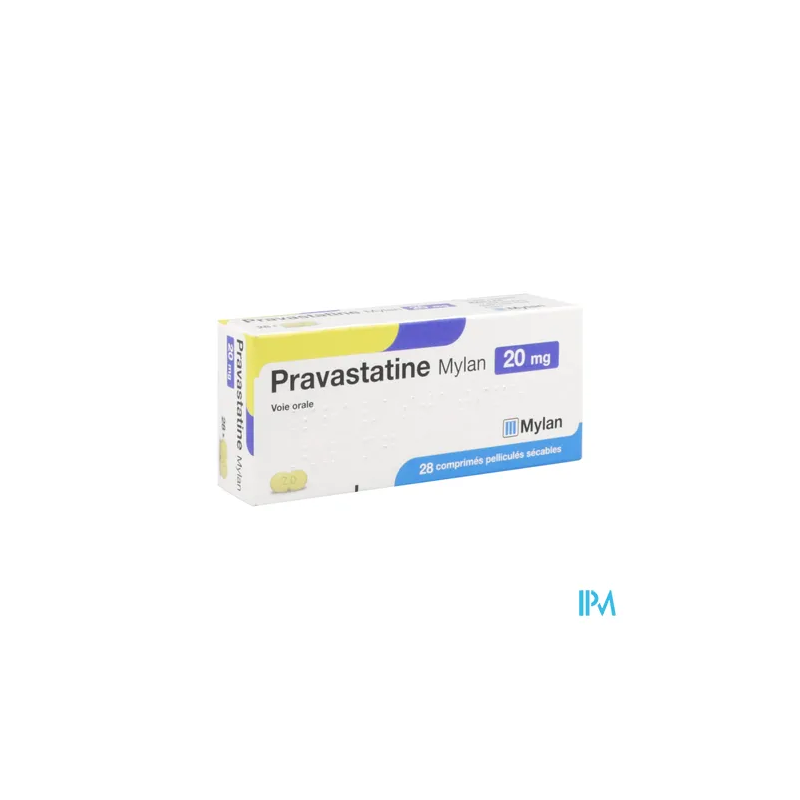 Pravastatine 20mg viatris cp sec28 - La Grande Pharmacie