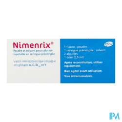 Nimenrix pdr sol ser im 1 - La Grande Pharmacie