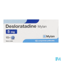 DESLORATADINE 5MG VIATRIS CPR 15