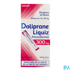 DOLIPRANELIQUIZ 300MG SACHET S/S12