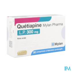 QUETIAPINE LP 300MG VTS CPR 30X1