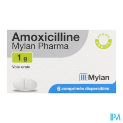 AMOXICILLINE 1G VIATRIS CPR DISP6
