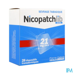 NICOPATCHLIB 21MG/24H D/TRANSD 28