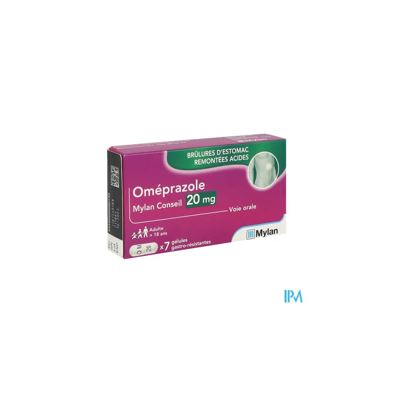 OMEPRAZOLE 20MG VTS GELULE 7