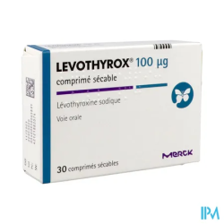 LEVOTHYROX 100MCG CPR SECABLE 30