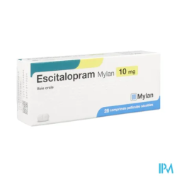 ESCITALOPRAM 10MG VTS CPR SEC 28X1