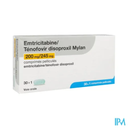 EMTRICI/TENO 200/245MG MYL.CPR30X1