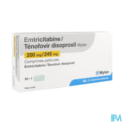 EMTRICI/TENO 200/245MG MYL.CPR30X1